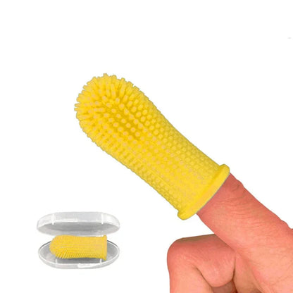 1PC Dog Super Soft Pet Finger Toothbrush