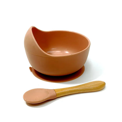 Baby Spill-proof Silicone Feeding Bowl