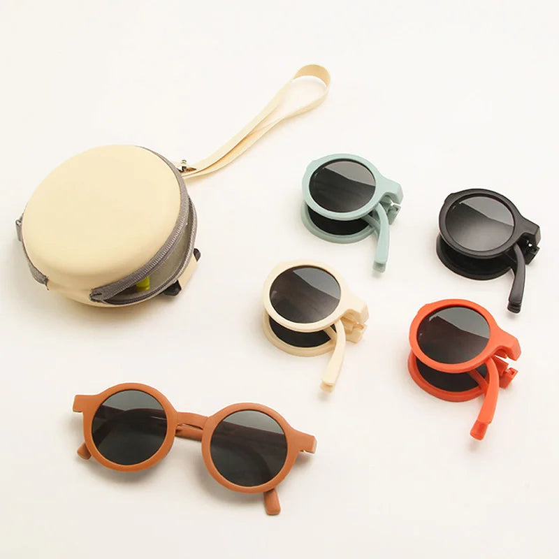 Kids Sun Protection Sunglasses+Storage Box