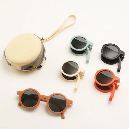 Kids Sun Protection Sunglasses+Storage Box