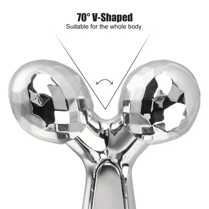 Y Shape 360 Rotate 3D Roller Massager