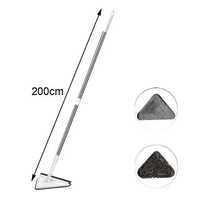 360° Spin Cleaning Rotatable Triangle Mop