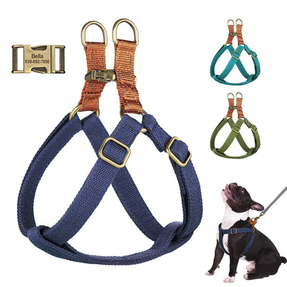 Dog Reflective Custom Nylon Harness Vest