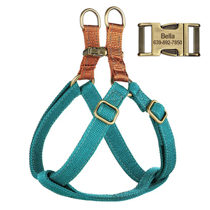Dog Reflective Custom Nylon Harness Vest