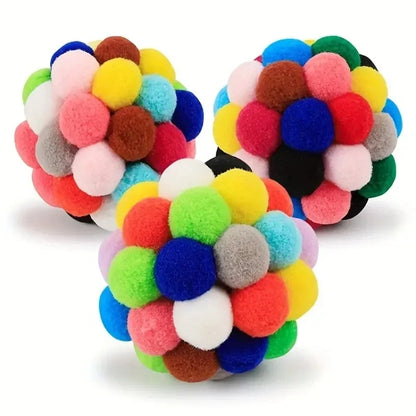 Cat Plush Elastic Ball Toy