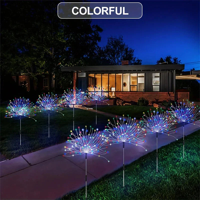 Outdoor Waterproof Solar Firework Light
