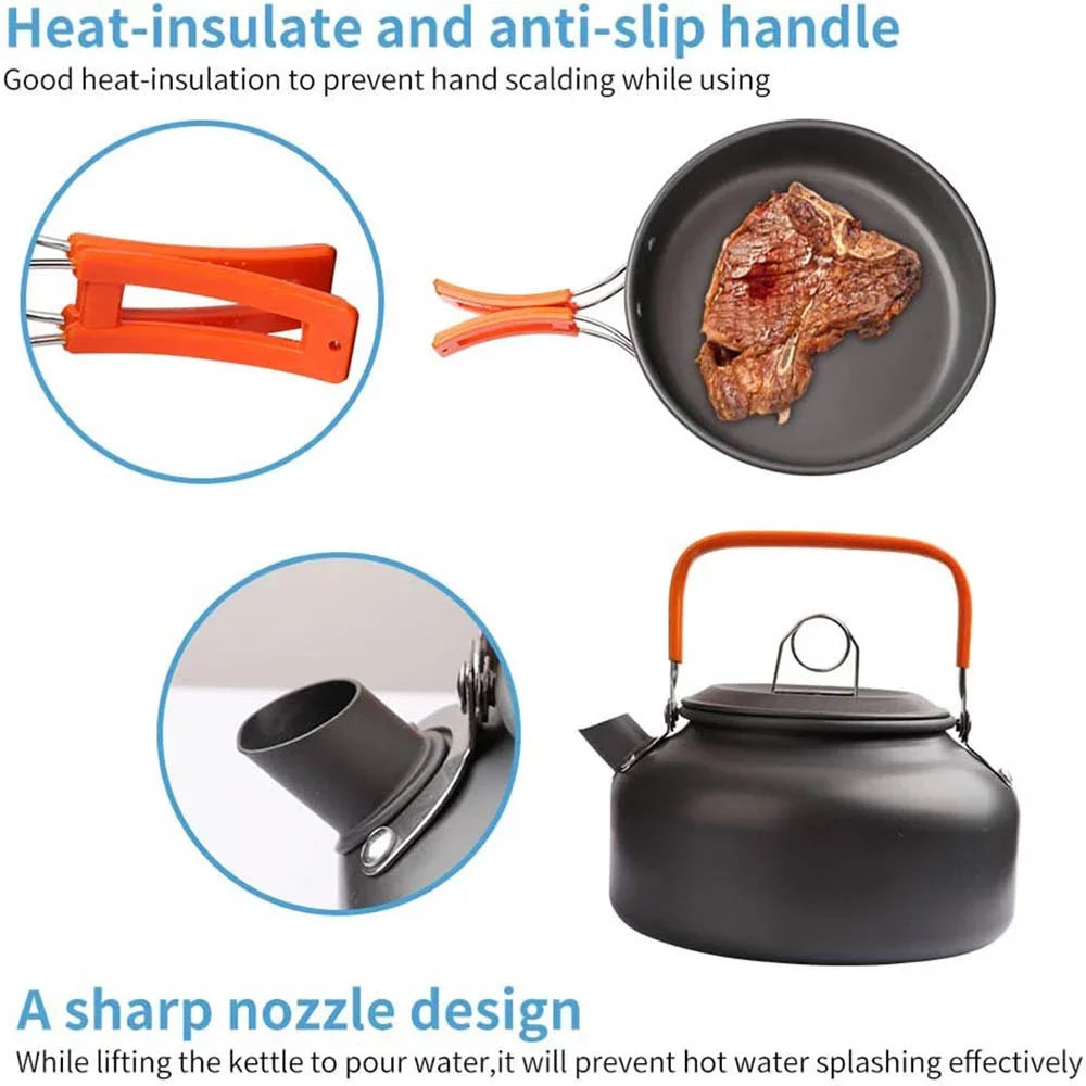 Non-stick Outdoor Camping Cooking Set