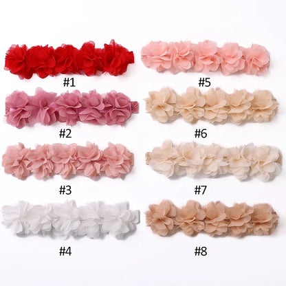 Baby Soft Elastic Cute Flower Hairband