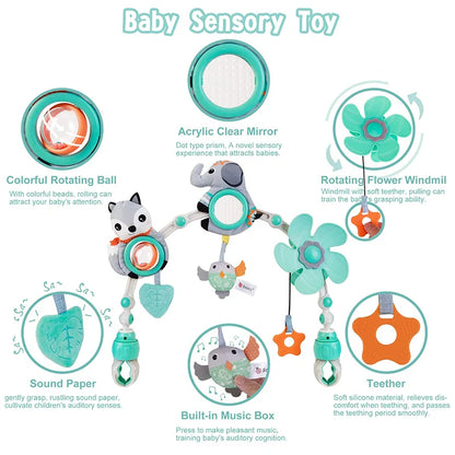 Baby Stroller Arch Travel Animal Toy