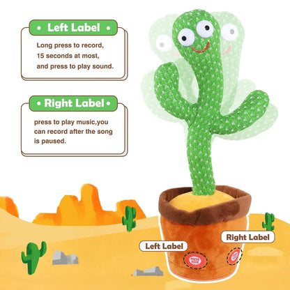 Kids Dancing Cactus Singing Toy