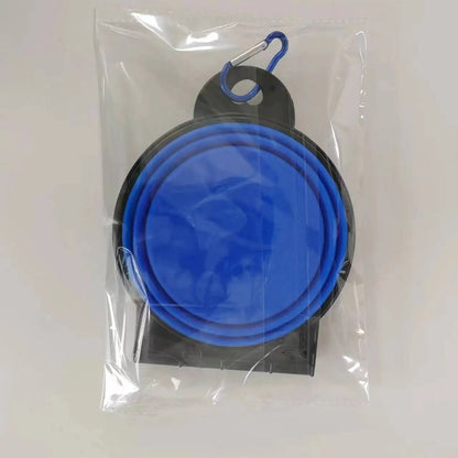 Outdoor Travel 2-in-1 Foldable Dual Bowl