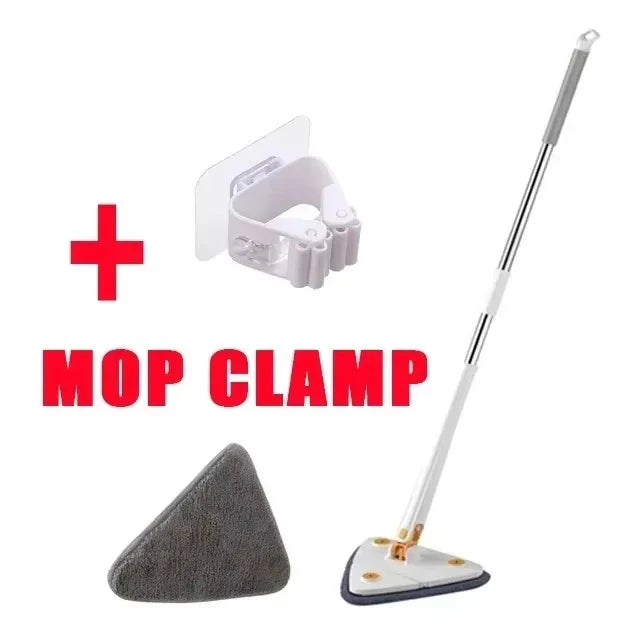 360° Spin Cleaning Rotatable Triangle Mop