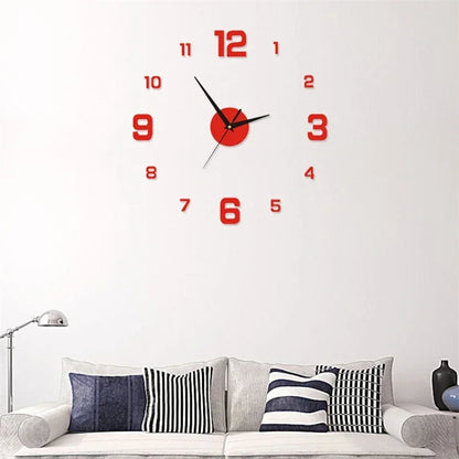 3D Luminous DIY Digital Clock Wall Sticker