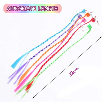 Kids Colorful Braids Hair Extension