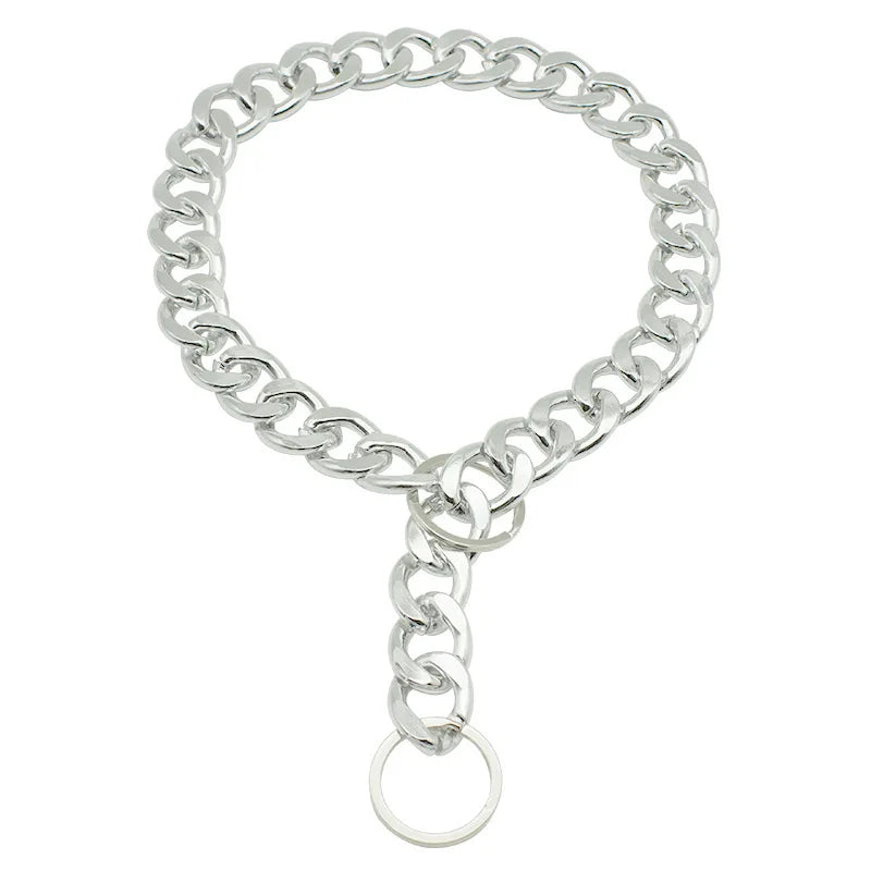 Dog Luxury Chain Metal Training Collar