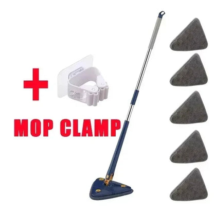 360° Spin Cleaning Rotatable Triangle Mop