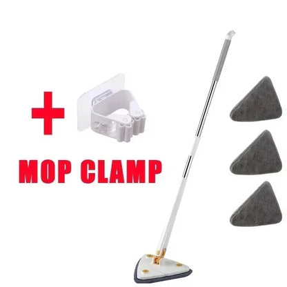 360° Spin Cleaning Rotatable Triangle Mop