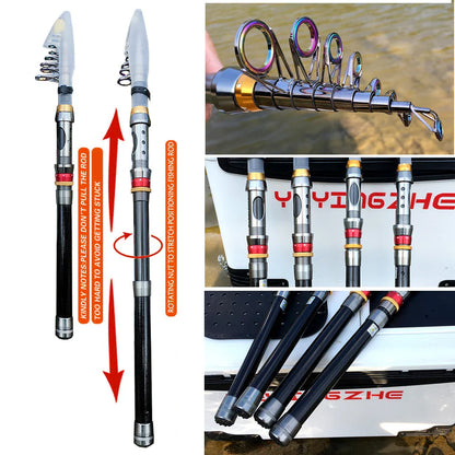 Outdoor Carbon Fiber Fishing Rod Reel