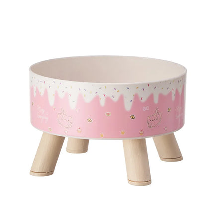 Pet Fashion Cartoon Colorful Feeding Water Bowl