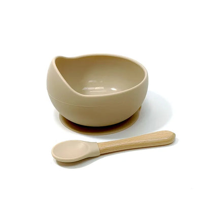 Baby Spill-proof Silicone Feeding Bowl