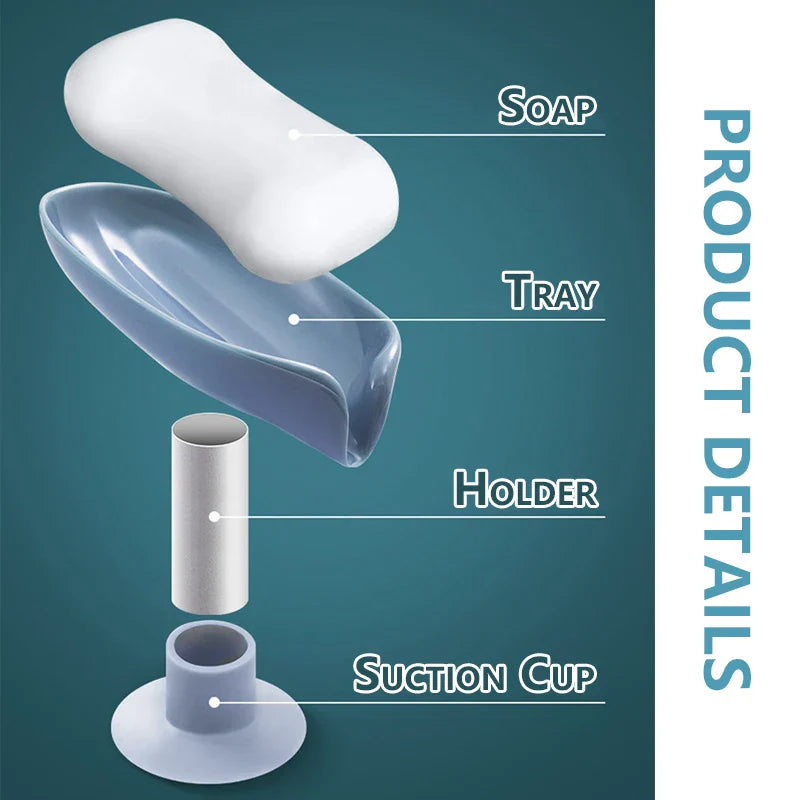 Drain Water Leaf Shape Soap Box