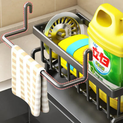 Kitchen Drainage Rag Storage Shelf
