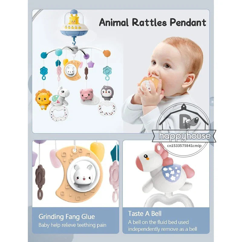 Baby Crib Light Music Projection Toy