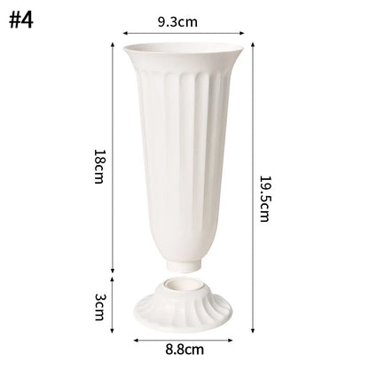 Imitation Ceramic Flower Bottle Nordic Vase