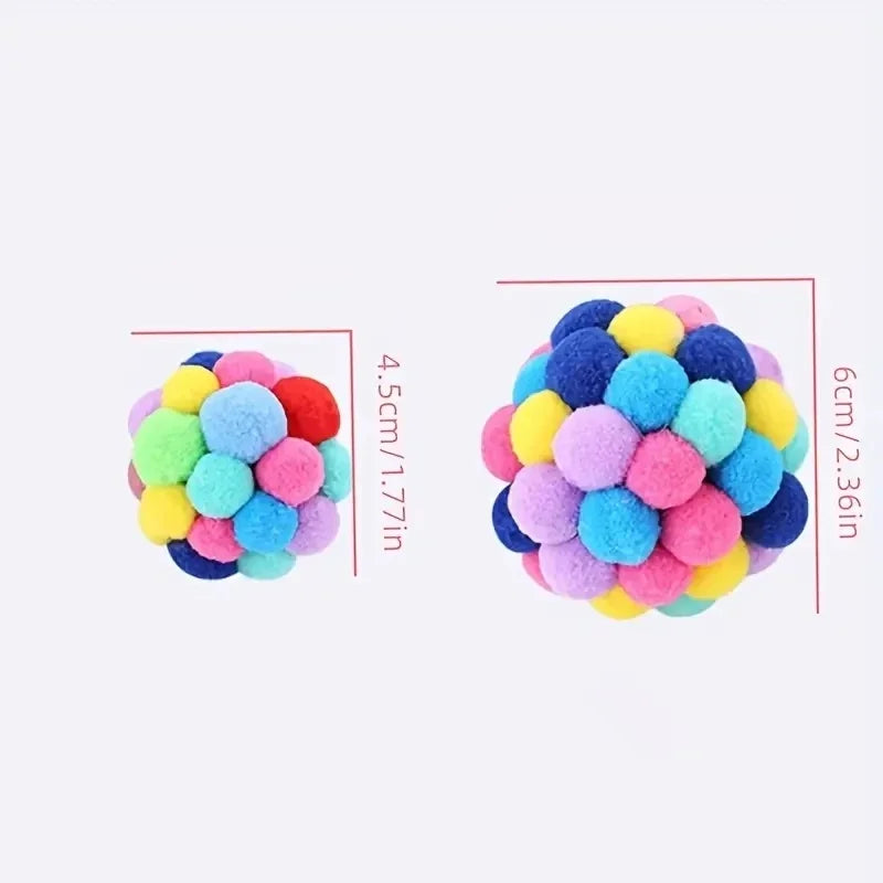 Cat Plush Elastic Ball Toy