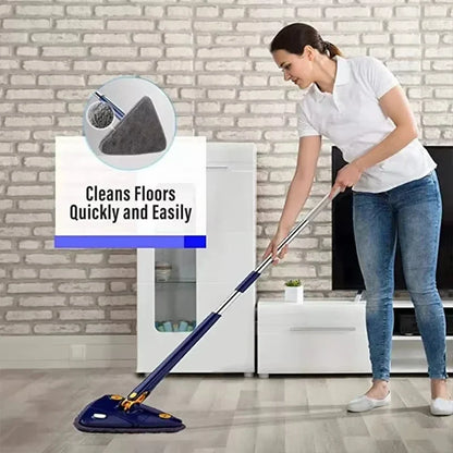 360° Spin Cleaning Rotatable Triangle Mop