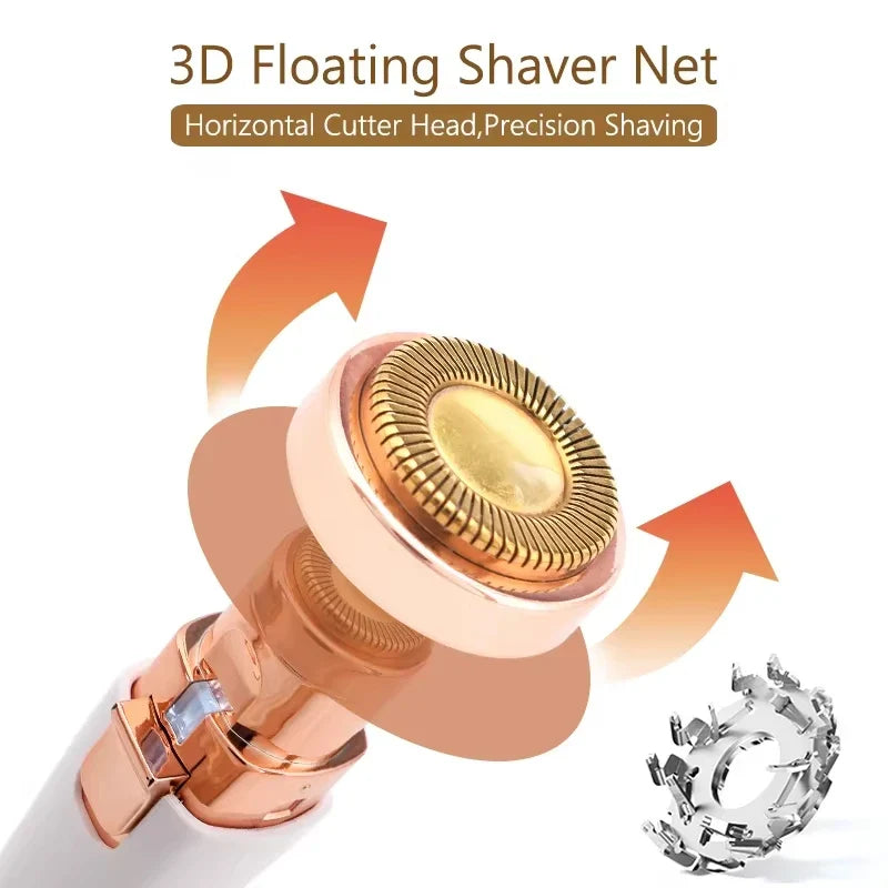 LED Ligh Face Hair Remover Trimmer
