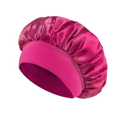 Elastic Satin Sleeping  Hair Bonnet