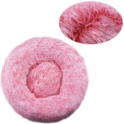 Dog Washable Winter Warm Round Bed
