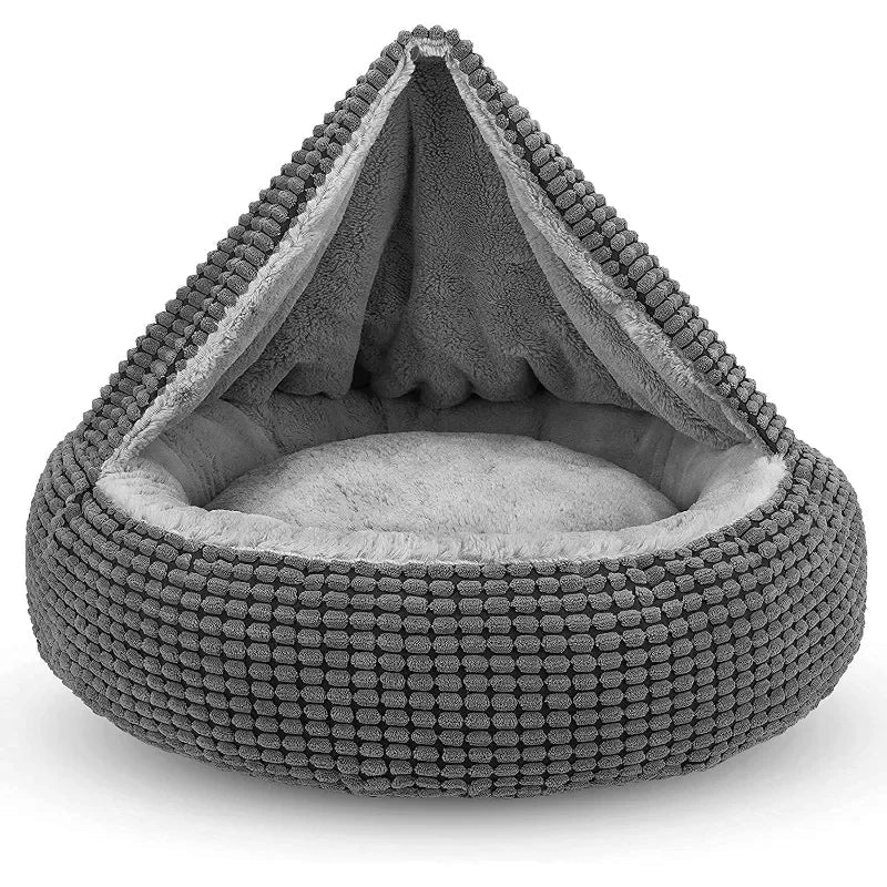 Bed Soft Plush Cozy Attached Blanket Bed