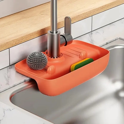 Household Silicone Sink Drain Rack