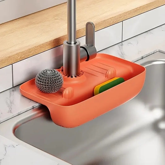 Household Silicone Sink Drain Rack