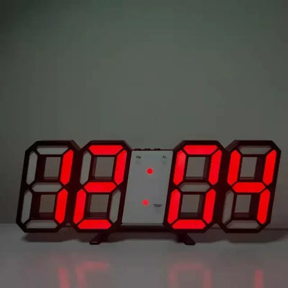 3D LED Digital Alarm Wall Clock