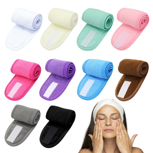 Adjustable Facial Washing Headband