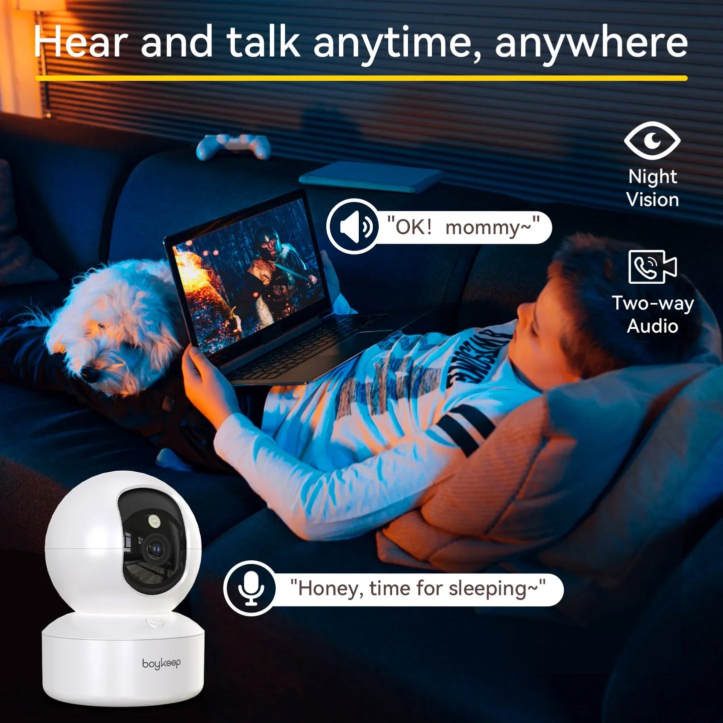 Indoor Security IP Smart Monitor Camera