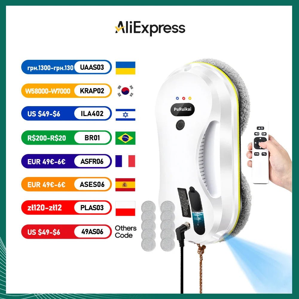 water Spray window Cleaning Vacuum Cleaner