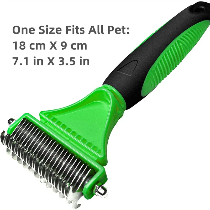 Pets Two-Sided Shedding Grooming Brush