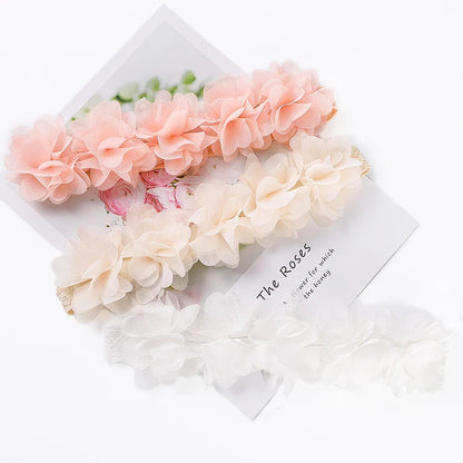Baby Soft Elastic Cute Flower Hairband