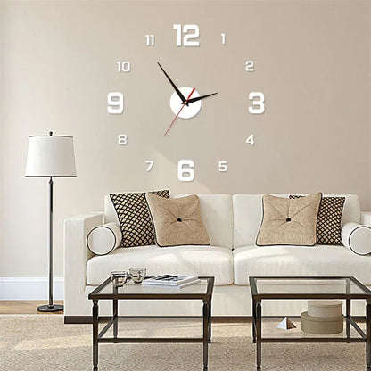 3D Luminous DIY Digital Clock Wall Sticker