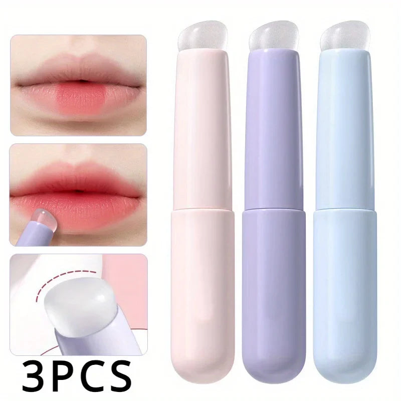 Portable Silicone Lipstick Balm Applicator