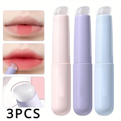 Portable Silicone Lipstick Balm Applicator