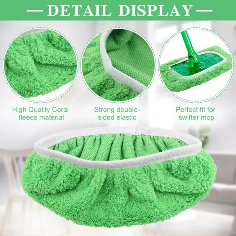 Dry Cleaning Cloths Reusable Microfiber Mop