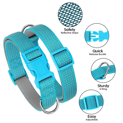 Dog Durable Reflective Nylon Collar