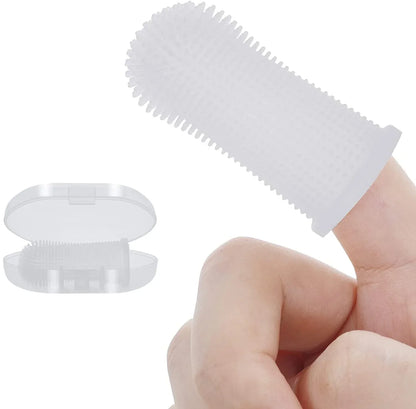 1PC Dog Super Soft Pet Finger Toothbrush