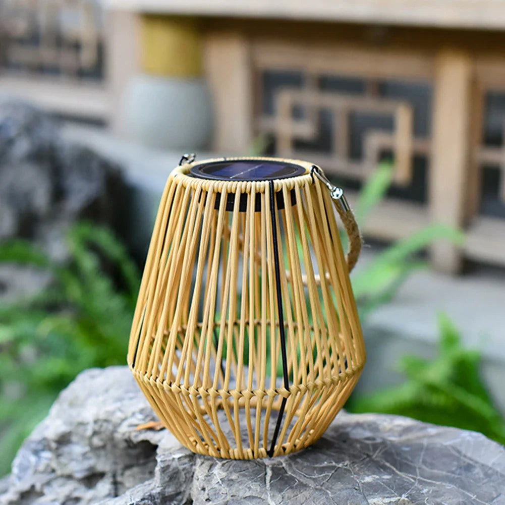Waterproof Hanging Bamboo Chandelier Lamp