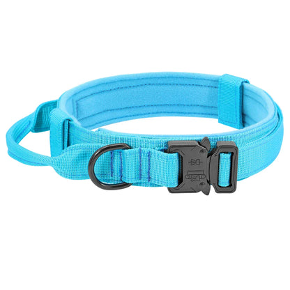 Dog Durable Tactical Collar Leash Set